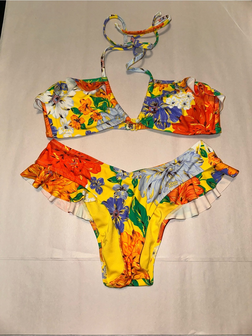 Aerie Tropical Floral Bathing Suit